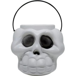 CABEÇA DE ESQUELETO MINI KIDS BRANCA 1 UNIDADE
